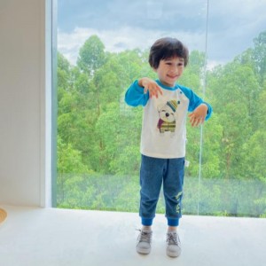 니트 긴 소매 니트 코튼 바지